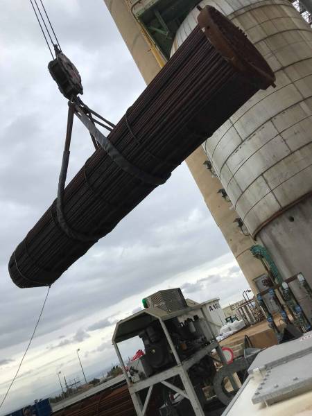 Montage / Extraction de faisceaux d'échangeurs dans le cadre d'une maintenance