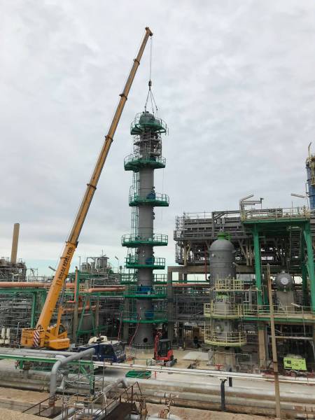 Mise en place d'une tête de colonne